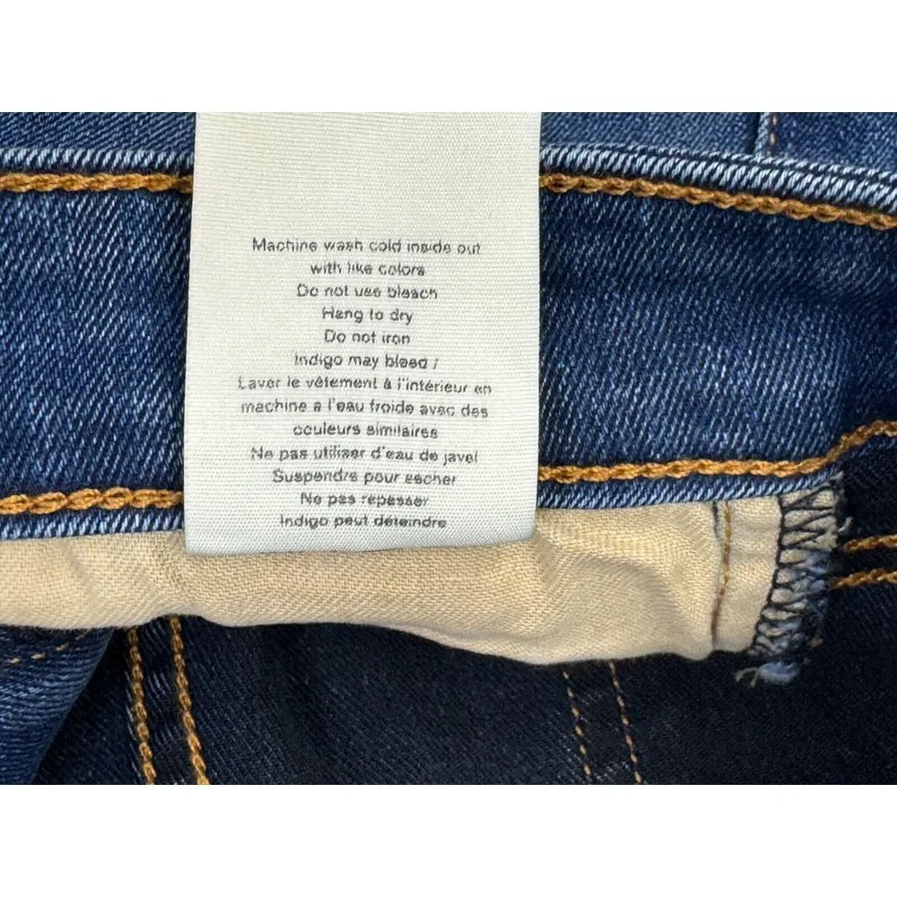 RAG & BONE Nina High Rise Ankle Skinny Jeans Camden Women 32 EUC Stretch‎ Cotton